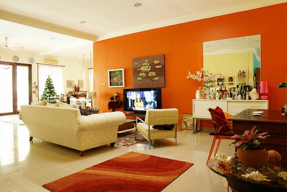 mẫu sơn phòng khách đẹp