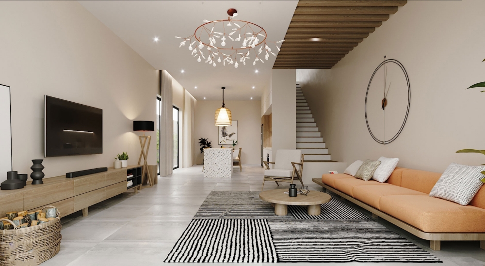 mẫu sơn phòng khách đẹp