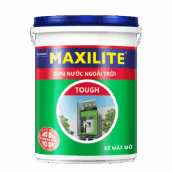 Sơn nước ngoại thất Maxilite Tough bề mặt bóng mờ