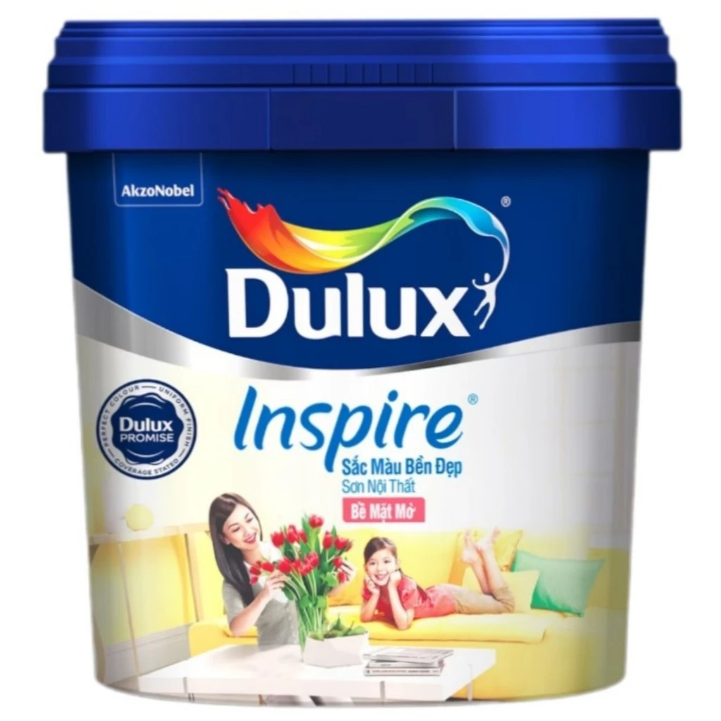Sơn Nội Thất Dulux Inspire Sắc Màu Bền Đẹp 39A - Bề Mặt Mờ 1 Sơn nội thất Dulux Inspire Sắc Màu Bền Đẹp Bề Mặt Mờ