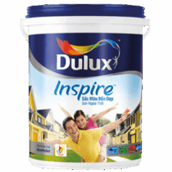 sơn trang trí ngoại thất dulux inspire bóng