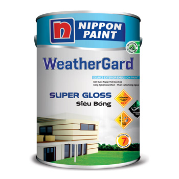 Sơn Ngoại Thất Nippon WeatherGard - Siêu Bóng 1 Sơn Ngoại Thất Nippon WEATHERGARD