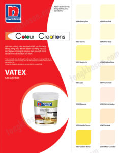 Bảng Màu Sơn Nội Thất Nippon Vatex 2025